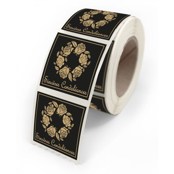 Etiquettes cadeau adhésives pour emballage 40x35 multicouleur