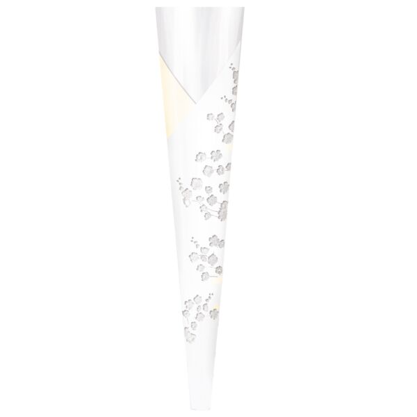 Polypro single stem sleeve Elisabeth for Valentine's day 45x13.5x3 cm blanc